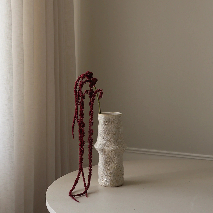 Branche artificielle Botane amarante 112 cm, verte