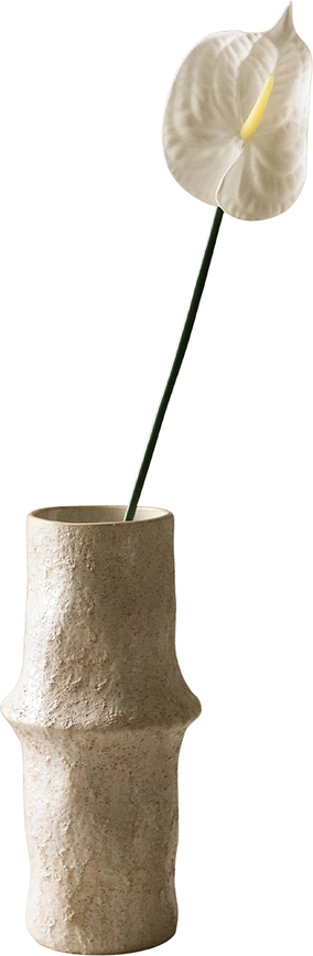 Dirbtinė gėlė Botane anturis, 70 cm, balta