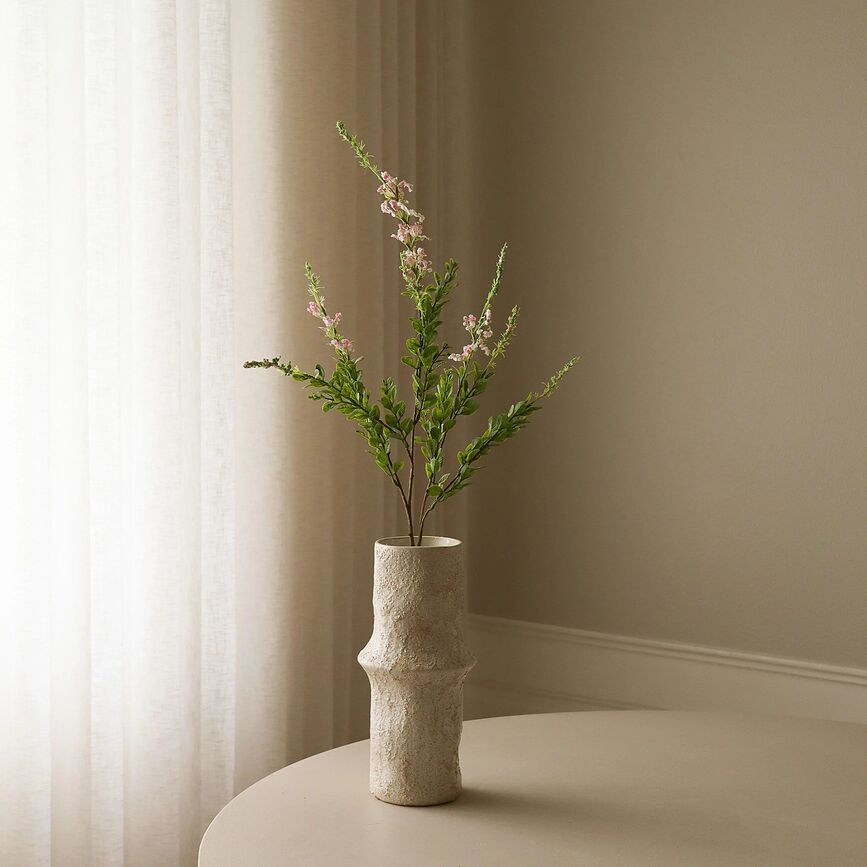 Flor Artificial Silvestre Botane, 83 cm, blanca