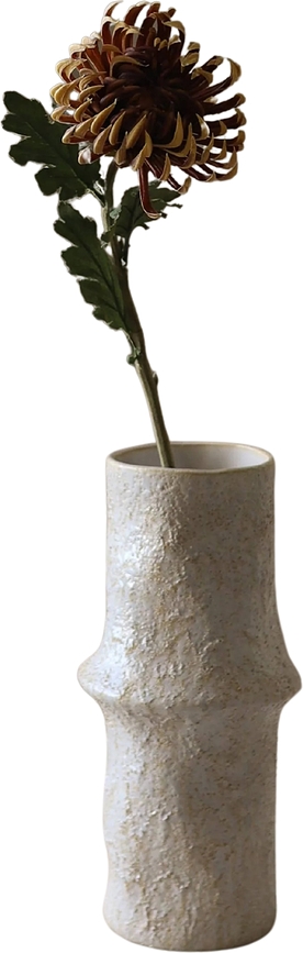 Flor artificial de dalia Botane, 58 cm, marrón