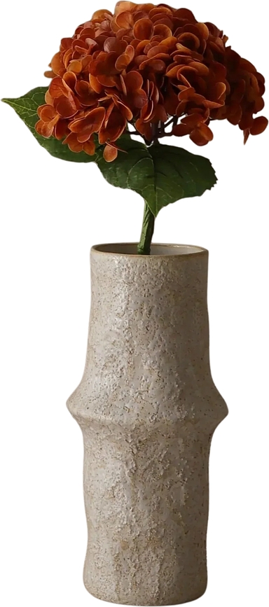 Flor artificial de Hortensia Botane, 51 cm, marrón