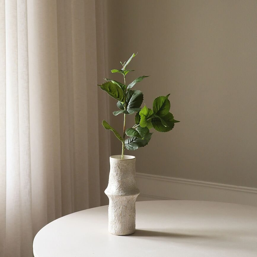 Flor artificial de hortensia Botane, 77 cm, verde