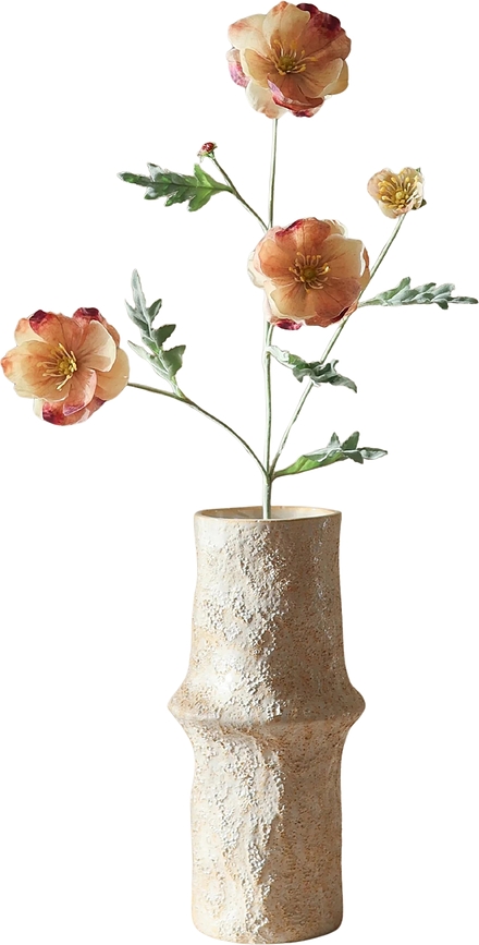 Изкуствено цвете Botane мак 66 см, чаено