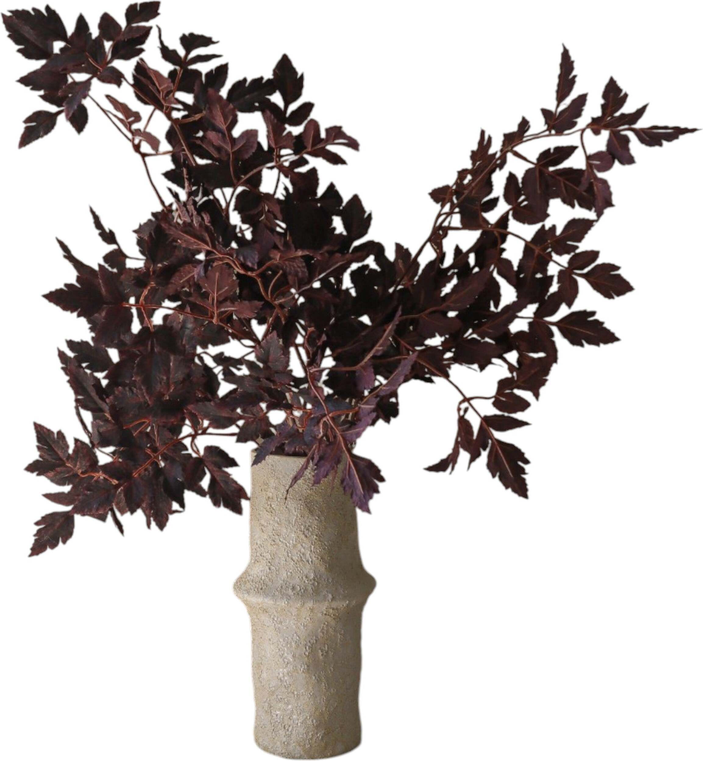 Künstlicher Blumenstrauß Burgundy Plum Leaves