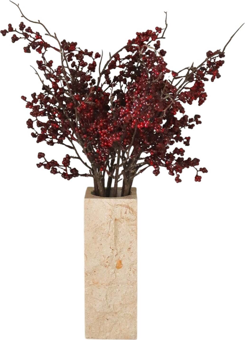 Künstlicher Blumenstrauß Dark Red Wild Berry