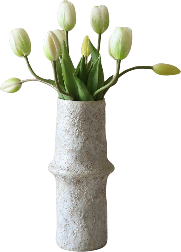 Umetno cvetje šopek Botane tulipani 35 cm, belo