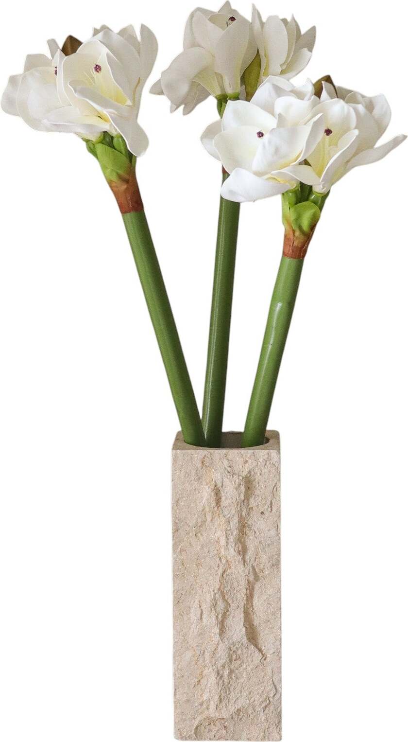 White Amaryllis Kunstblumenstrauß