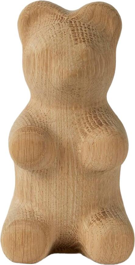 Accesoriu decorativ Gummy Bear S lemn de stejar natural