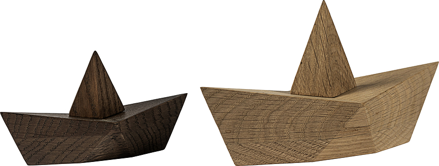 Admiral Modèle de bateau, taille L, chêne foncé