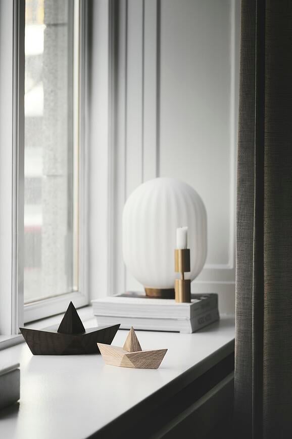 Barco decorativo Admiral, roble oscuro, tamaño grande