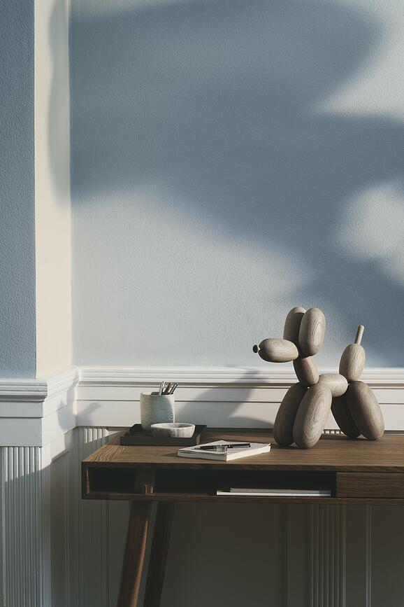 Decoración Ballon D'og, de roble oscuro, talla L