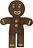 Gingerbread Man Kaunistus L tume tamm