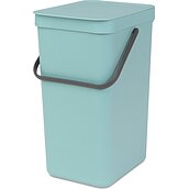 Atliekų rūšiavimo kibiras Sort & Go mėtinės spalvos 16 l
