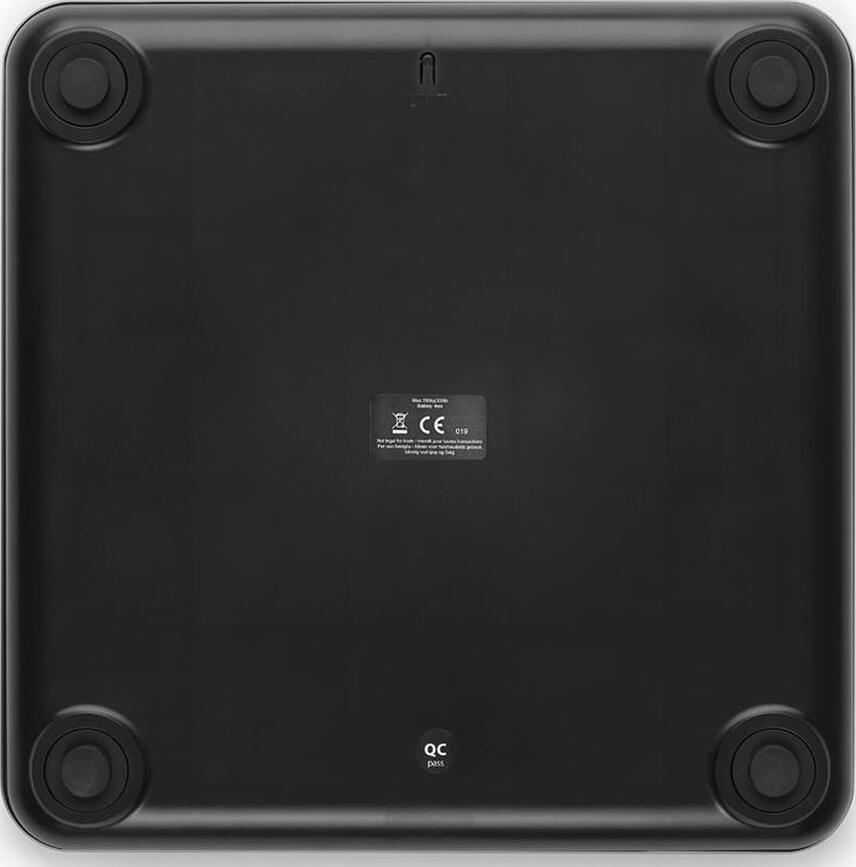 Báscula de baño cinética ReNew, gris oscuro