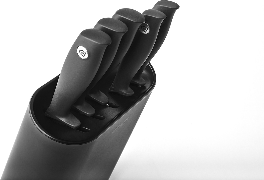 Bloque de Cuchillos Tasty+, con soporte, set de 5 piezas