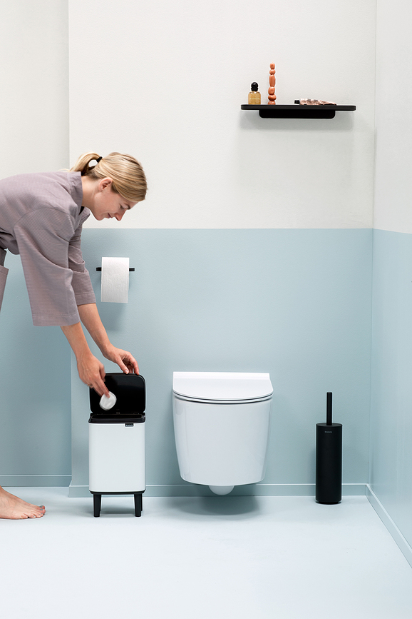 Bo Bin Hi Κάδος Απορριμμάτων, 4 Lt, λευκός