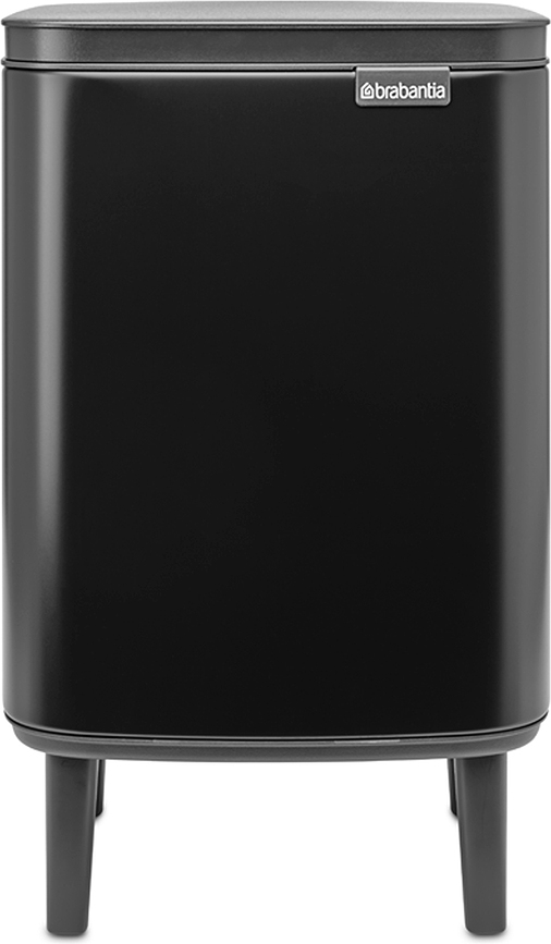 Bo Bin Hi Poubelle 7 L, noir mat