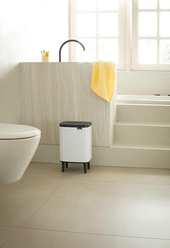 Bo Bin Hi Poubelle 7 L, noir mat