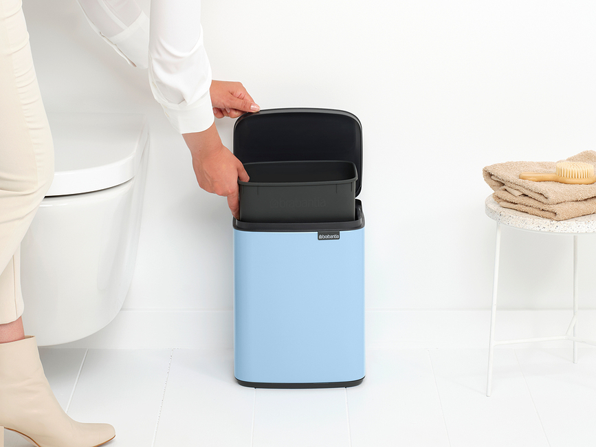 Bo Κάδος Απορριμμάτων, 7 l, ατσάλινος γυαλιστερός