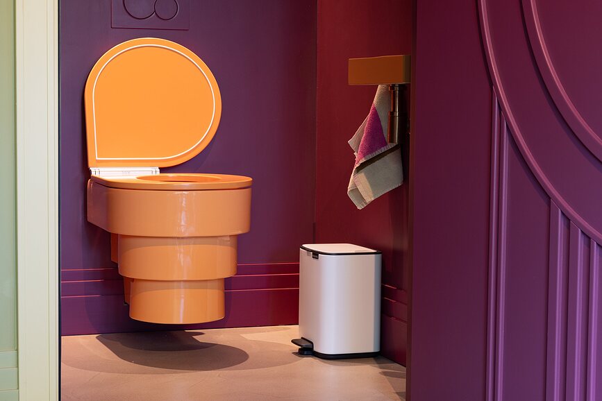 Bo Κάδος ποδοκίνητος, 7 l, πλατινί