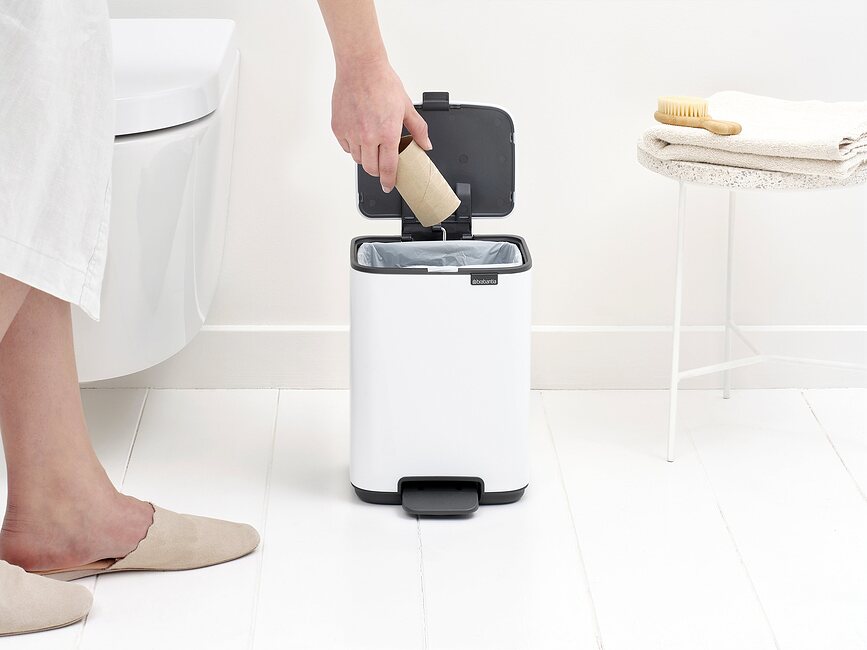 Bo Κάδος με πεντάλ, 4 λίτρα, μαύρο ματ