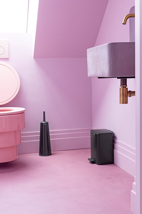 Bo Κάδος με πεντάλ, 4 λίτρα, μαύρο ματ