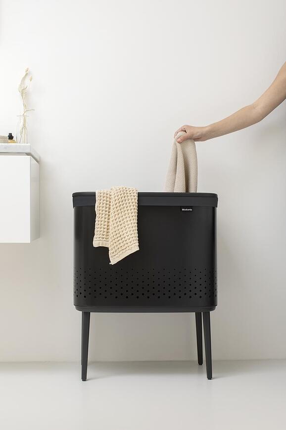 Bo Laundry Bin Καλάθι Απλύτων, 60 L, λευκό