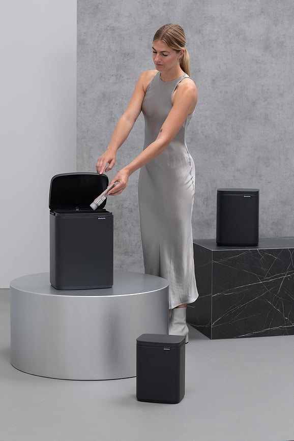 Bo Koš za smeće 7 l čelični sjajni