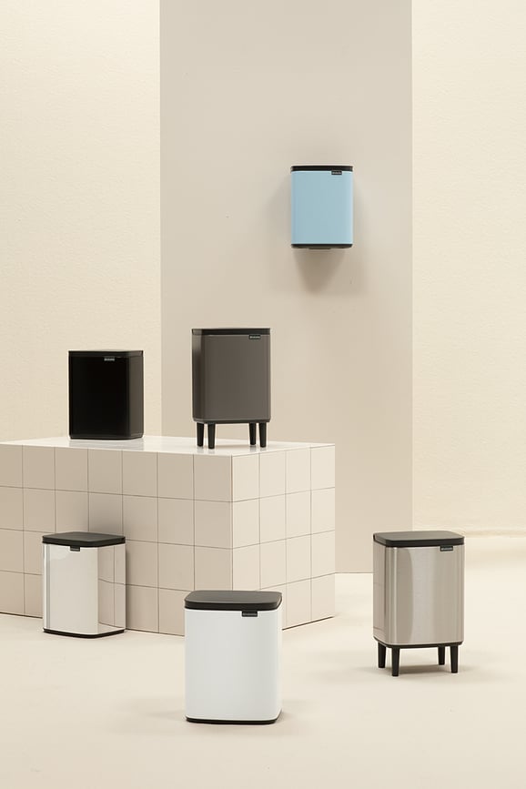 Bo Koš za smeće 7 l čelični sjajni