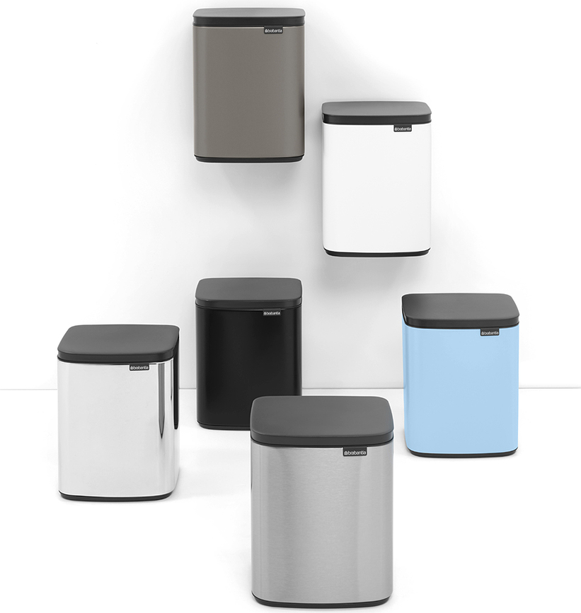 Bo Koš za smeće 7 l čelični sjajni