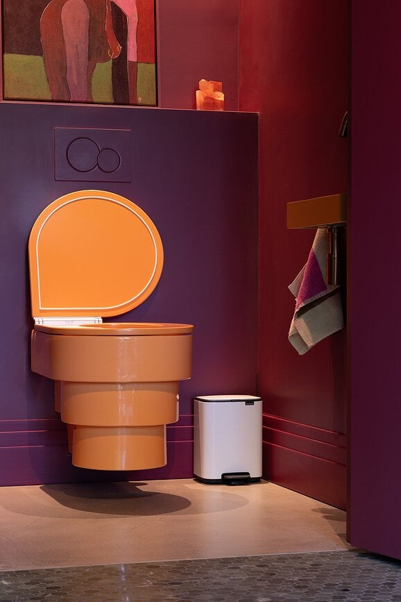 Bo Koš za smeti s pedalom, 4 l, mat črn