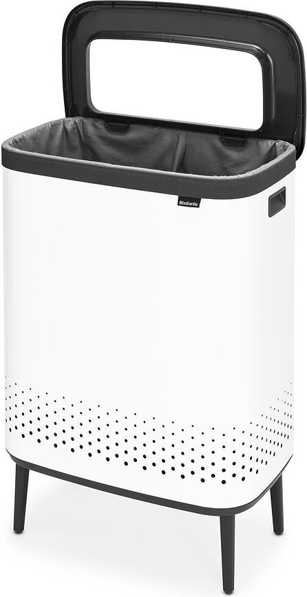 Bo Laundry Bin Hi Koš za perilo, 2 x 45 l, mat črna