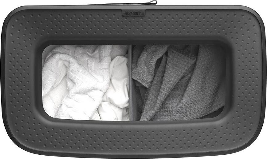 Bo Laundry Bin Hi Koš za perilo, 2 x 45 l, mat črna