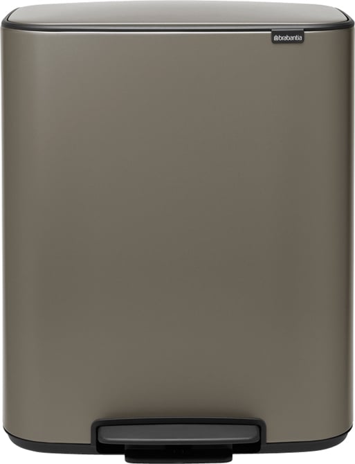 Bo Pedal Bin Mülleimer 60 l dunkelolivengrün