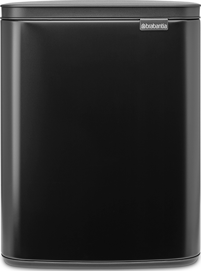 Bo Poubelle 12 L, noir mat