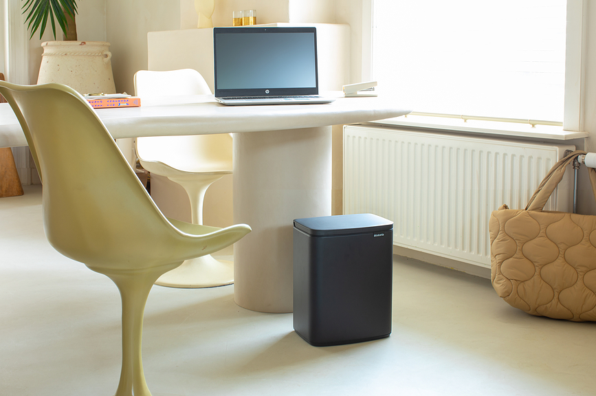 Bo Poubelle 12 L, blanche