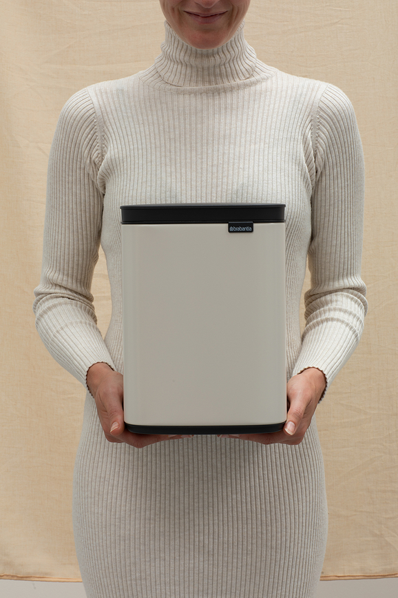 Bo Poubelle 4 L, beige clair