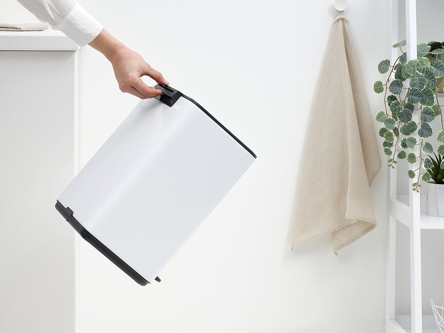 Bo Poubelle à pédale, 12 L, beige