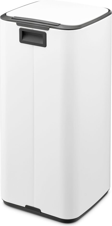 Bo Poubelle à Pédale 30 l, en acier mat