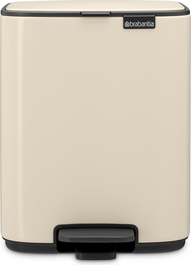 Bo Poubelle à pédale, 7 l, beige