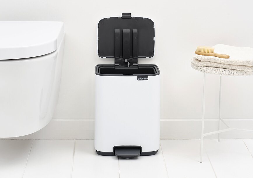 Bo Poubelle à pédale, 7 l, beige