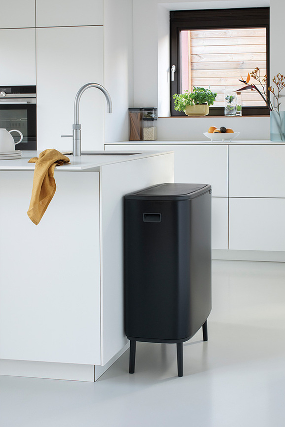 Koš za smeti Bo Touch Bin Hi 2 x 30 l, bež