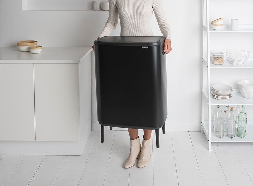 Koš za smeti Bo Touch Bin Hi 2 x 30 l, bež