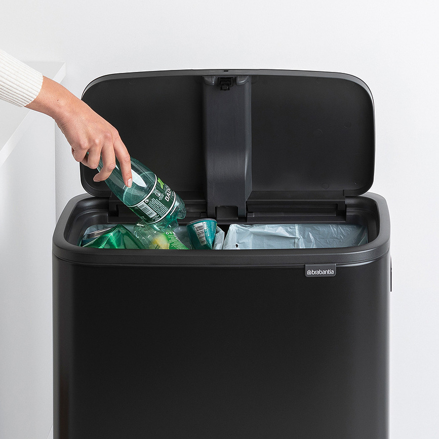 Koš za smeti Bo Touch Bin Hi 2 x 30 l, bež