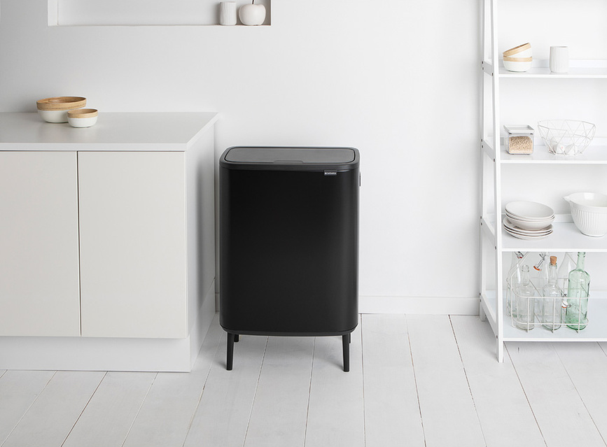 Koš za smeti Bo Touch Bin Hi 2 x 30 l, bež