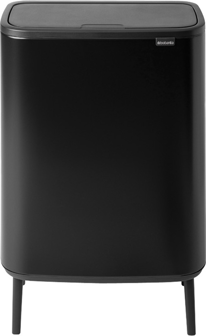 Bo Touch Bin Hi Mülleimer 60 l matt schwarz