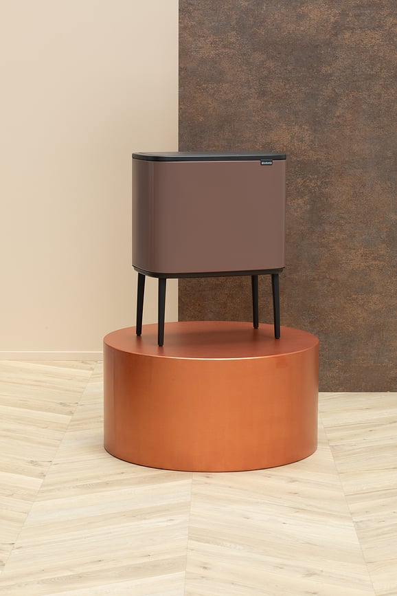 Bo Touch Bin Koš za smeće 11 l + 23 l taupe