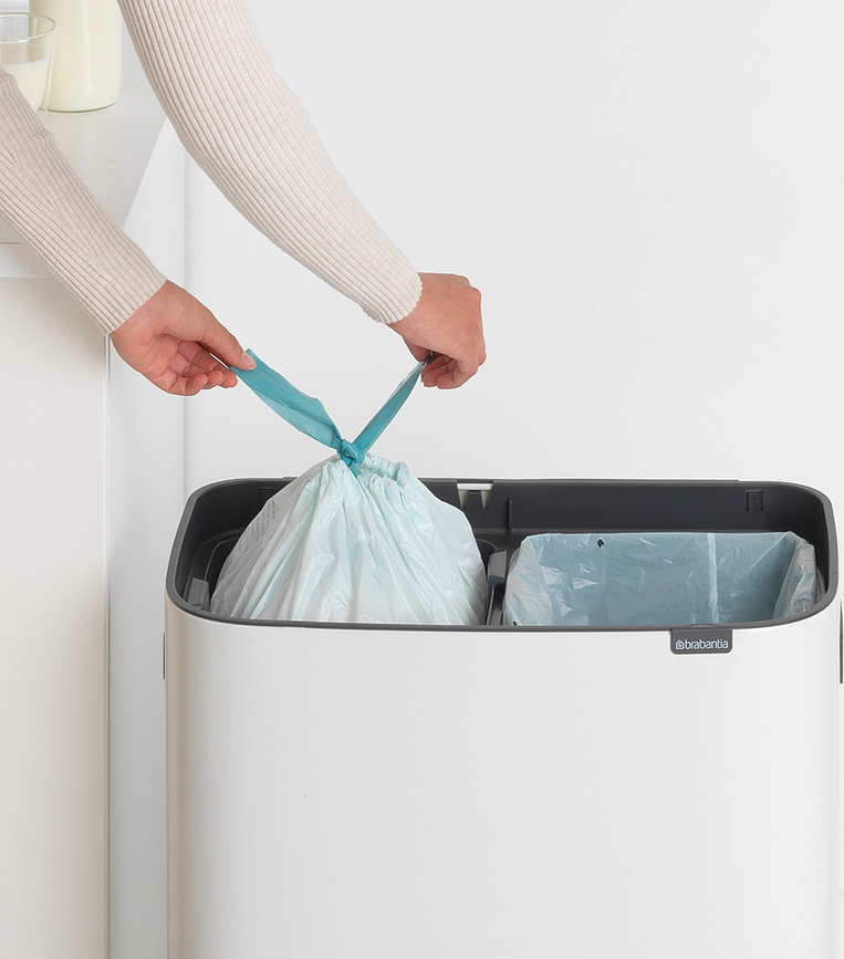 Bo Touch Bin Kanta za Otpad dvostruka 2x 30 l tamnosiva