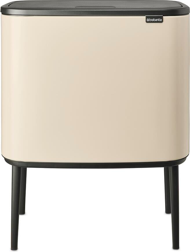 Bo Touch Bin Mülleimer 11 l + 23 l hellbeige