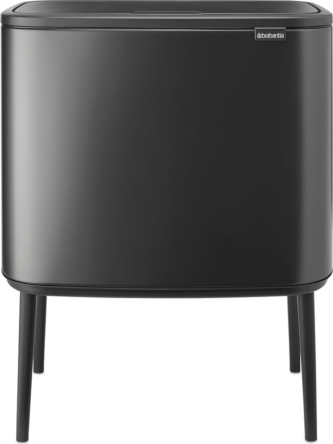 Bo Touch Bin Mülleimer 3 x 11 l dunkelgrau